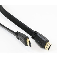Kabel HDMI -> HDMI 3m v.1.4 4K paski czarny OMEGA (41848)