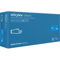 R�kawiczki NITRYL niebieskie `M` 7-8 MERCATOR MEDICAL