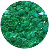 Cekiny tęczowe 6mm ciemny zielony 10g. T100 BREWIS