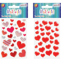 Naklejki wypuke SERCA 8x12cm NK-8924 ALIGA