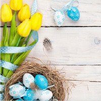 Serwetki Wielkanocne do koszyczka 33x33cm papierowe 20 sztuk na stół WN-072 AHA