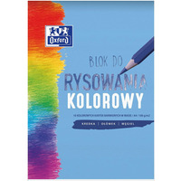 Blok rysunkowy A4 10k kolorowe kartki 400166069 OXFORD