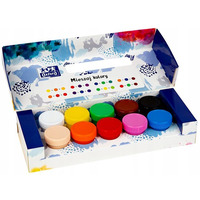 Farby plakatowe szkolne 10 kolorów 20ml zestaw 400167101 OXFORD