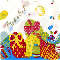 Serwetki witeczne Wielkanocne 33x33cm 20 sztuk do koszyczka JAJKA 9575721 HERLITZ