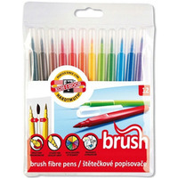 Flamastry pdzelkowe 12 kolorw 771009/AB KOH-I-NOOR