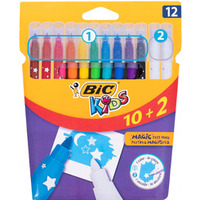 Flamastry 10+2 BIC KIDS COLOUR ERASE 9202953 Magic Felt Pens