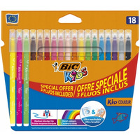 Flamastry 15+3fluo KID COULEUR 921359/937511 BIC