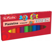 Plastelina 12 kolorw 9588559 HERLITZ