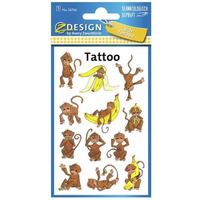 Naklejki tatuae dla dzieci MAPKI 56766 Z-DESIGN KIDS TATTOO AVERY ZWECKFORM