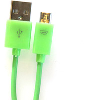 Kabel USB -> microUSB 1m 2A zielony OMEGA BAJA (44341)