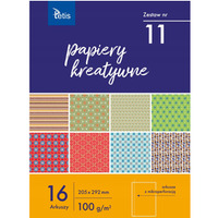 Zeszyt papierw kreatywnych A4 16k 100g KB030-11 TETIS