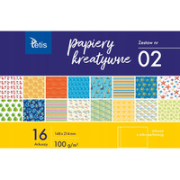 Zeszyt papierw kreatywnych A5 16k 100g KB029-02 TETIS