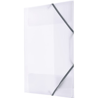 Teczka z gumką na rogach A4 PP transparentna BT624-T TETIS