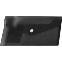 Koperta PP na zatrzask DL czarna BT612-V TETIS