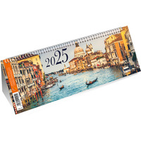 Kalendarz ze spiralk� poziomy 2025 T-100-2-14 Michalczyk i Prokop