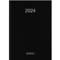 Kalendarz dzienny Szefa A5 czarny 2024 9588310 HERLITZ