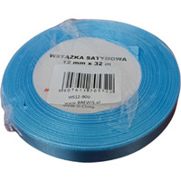 Wst��ka satynowa 12mm/32m b��kitna 900 BREWIS