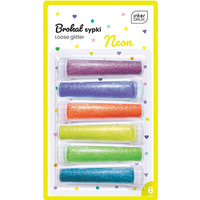 Brokat sypki do dekoracji 6x7g NEON INTERDRUK