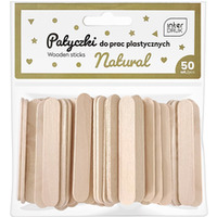 Naturalne patyczki do prac plastycznych 65x10 50szt. INTERDRUK