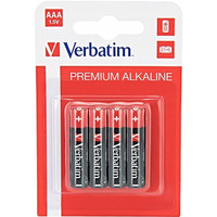 Bateria VERBATIM Premium Alkaline AAA/LR03 1, 5V alkaliczna blister (4szt) (49920)