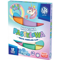 Modelina pastelowa 12 kolorw 304118007 ASTRA