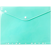 Teczka kopertowa A4 wpinana do segregatora PP pastelowy zielony TKZP-A4-04 BIURFOL