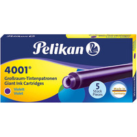 Naboje dugie fioletowe (5) PELIKAN 310664