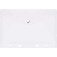 Teczka kopertowa na dokumenty A5 wpinana do segregatora PP przezroczysta TKZ-A5-10 BIURFOL