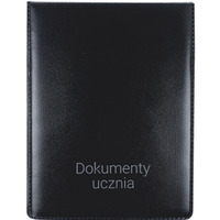 Okadka na dokumenty szkolne ucznia PVC czarna OD-11-01 BIURFOL
