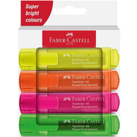 Zakre�lacz 1546 4 kolory neonowe opakowanie kartonowe 254644 FABER-CASTELL