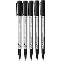 Cienkopis kre�larski CK-01-08/A czarny 5szt EKO etui 405-527EKO RYSTOR