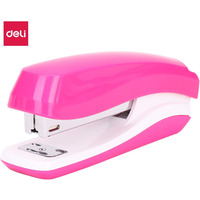 Zszywacz 25 kartek 24/6 26/6 RIO rowy 0350 PINK DELI