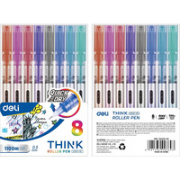 Piro kulkowe 0,5mm THINK 8kolorw EQ300-8C DELI