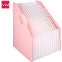 Organizer wolnostojący harmonijkowy A4 MACARON różowy B41102 PINK DELI