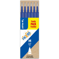 Wkad FRIXION 0,7mm niebieski (6szt) FAMILY PACK BLS-FR7-L-S6-E PILOT