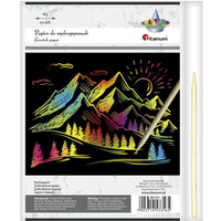 Papier do wydrapywanek A5 (10 arkuszy) 487251 TITANUM