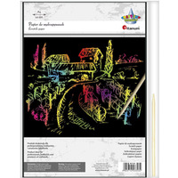 Papier do wydrapywanek A4 (10 arkuszy) 487250 TITANUM