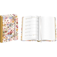 Kalendarz ksikowy 2025 A5 192 Metallic Bloom INTERDRUK