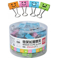 Klips do akt 25mm BUŹKI 48szt. E8486 DELI