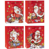 Torebka prezentowa A4 26x32x10cm BOE NARODZENIE TBN-23037-GL-A4 ROZETTE