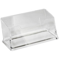 Przybornik na wizytówki NATUNA akrylowy 50x90mm