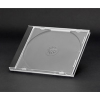 Pudełko na płytę CD jewel 10,4mm czarna taca (10szt) NATUNA (56928)