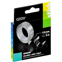Taśma dwustronna nano 15mm x3m x1mm GRAND 130-1955
