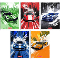 Zeszyt szkolny A5 16 kartek w kratk� 70g FAST CAR 400196833 HERLITZ