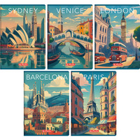 Zeszyt szkolny A5 60 kartek w kratk� 70g RETRO CITY 400196845 HERLITZ