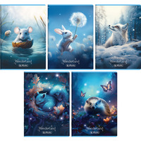 Zeszyt A5 32k kratka margines WONDERLAND 400196832 HERLITZ