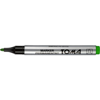 Marker permanentny zielony, okrga kocwka TO-090 TOMA