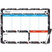 Planer magnetyczny na lod�wk� Plan lekcji 35x25cm tygodniowy + marker PM-02-02 BIURFOL