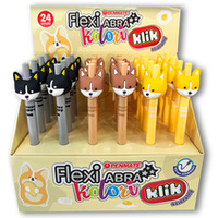 D�ugopis �cieralny automatyczny 0,5mm niebieski Flexi Abra KOLORI FOX TT8824