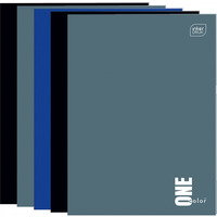 Zestaw zeszyt�w A4 60k kratka (5szt) ONE COLOR mix kolor�w INTERDRUK